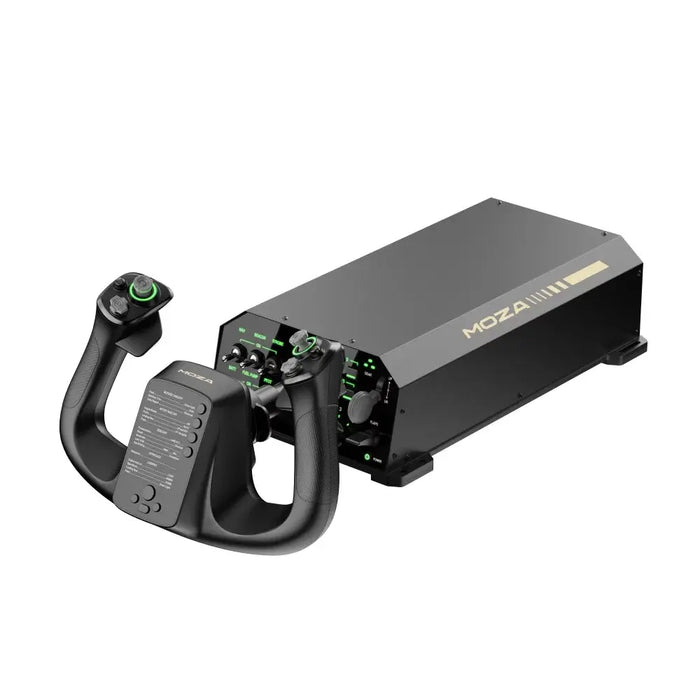 MOZA AY210 force-feedback yoke bundle