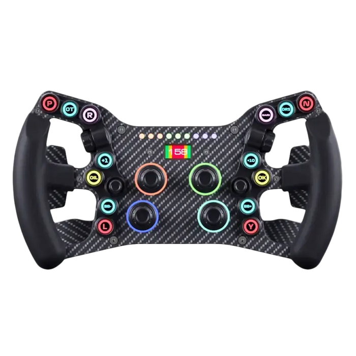 Leoxz XGT Pro GT sim racing steering wheel front view