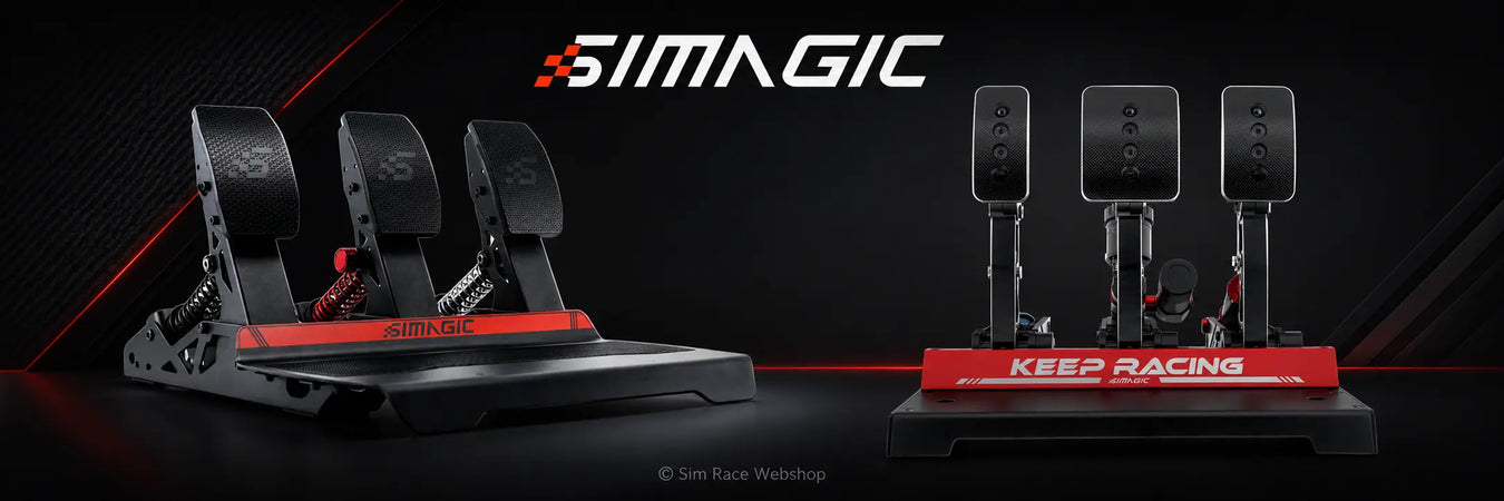 Simagic pedal banner - simracewebshop