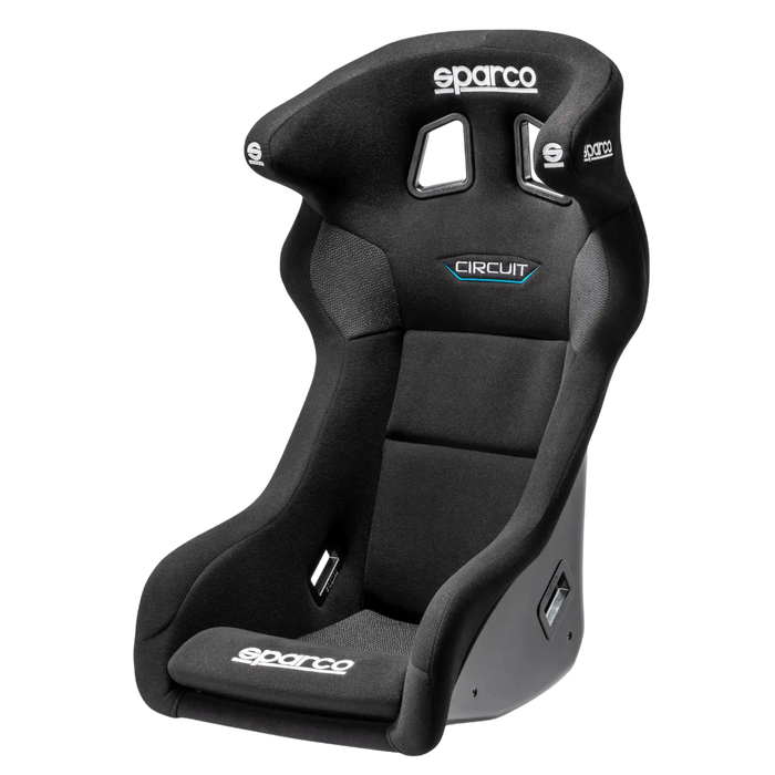 Siège Baquet Sparco Circuit I/II QRT en Fibre de Verre - Noir