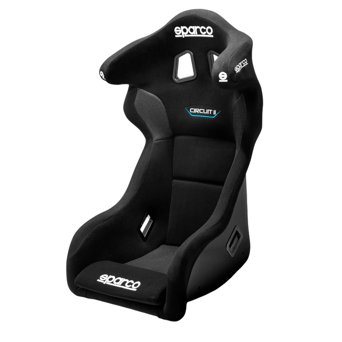 Siège Baquet Sparco Circuit I/II QRT en Fibre de Verre - Noir