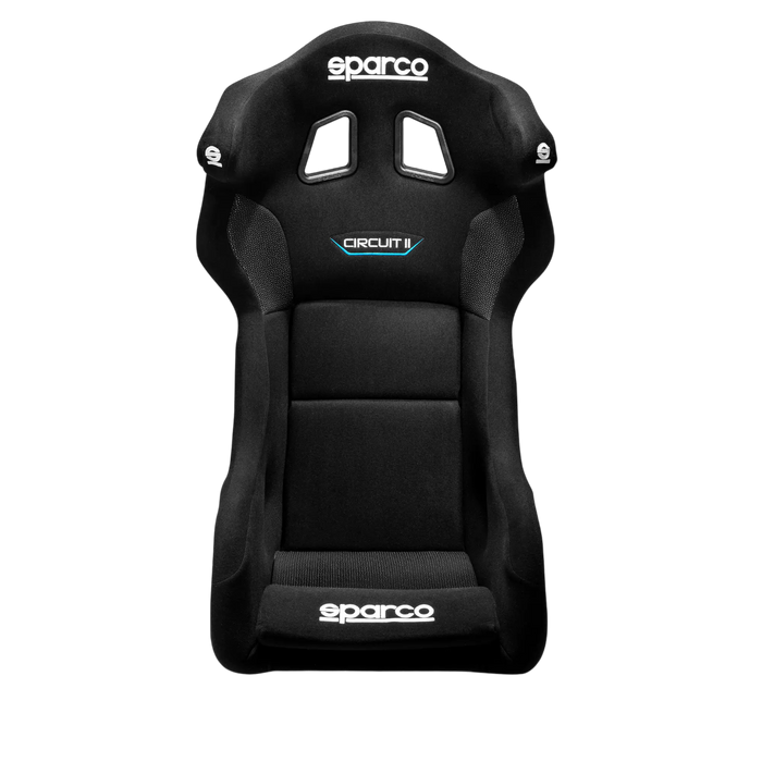 Siège Baquet Sparco Circuit I/II QRT en Fibre de Verre - Noir