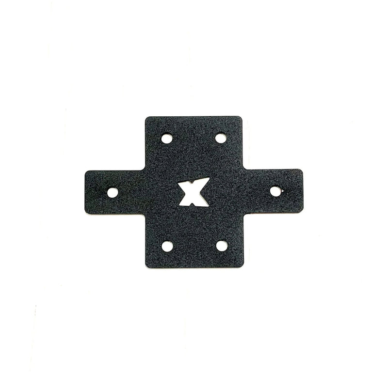SimXPro 2x Cross - Connector Plate 3mm - 40 - 80 Black SimXPro SimXPro Brackets  Sim Race Webshop B.V.