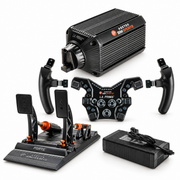 Asetek SimSports La Prima 16Nm Direct Drive Bundle Asetek SimSports Asetek SimSports Wheelbase + Steering Wheel + Pedals Bundle  Sim Race Webshop B.V.