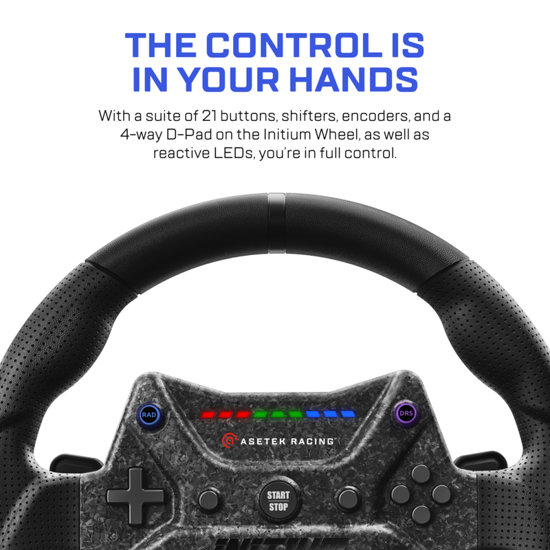 Asetek SimSports Initium Direct Drive Wheelbase (5.5 Nm) Asetek SimSports Asetek SimSports Direct Drive Wheel Base  Sim Race Webshop B.V.