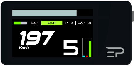 EPLAB SIM RACING RDP-X LAPTIMER DDU - Display 6