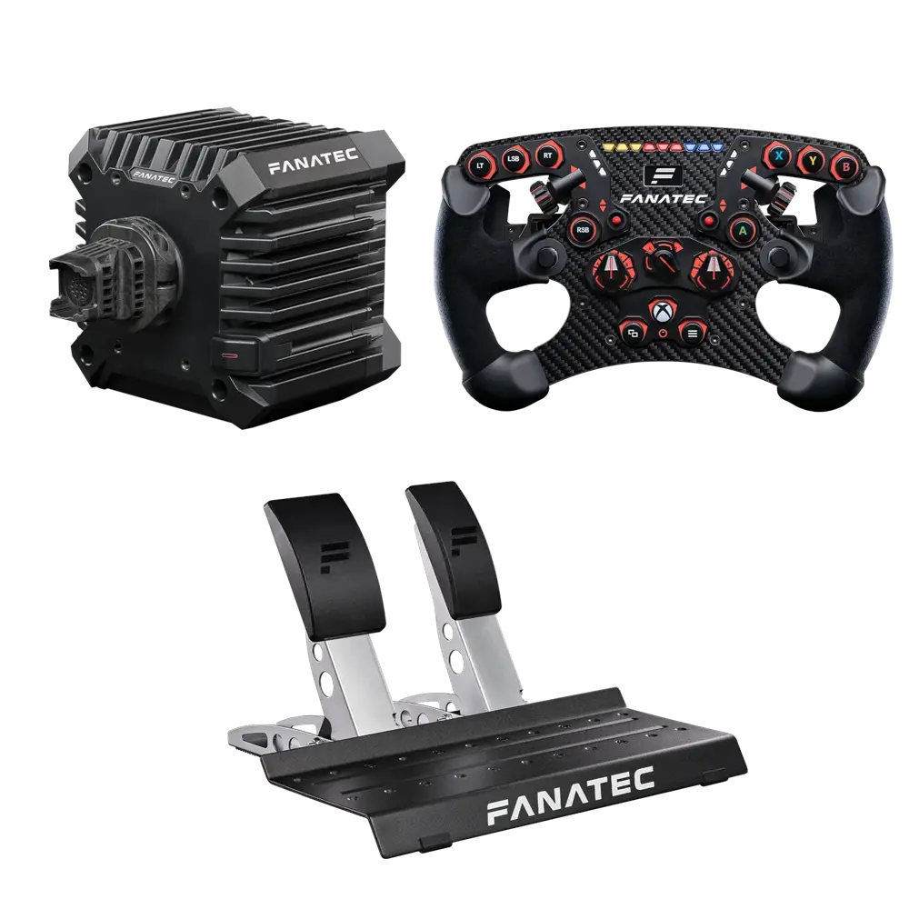 Fanatec CSL DD QR2 (5 Nm) + Formula V2.5 X Rad + CSL 2-Pedal Set