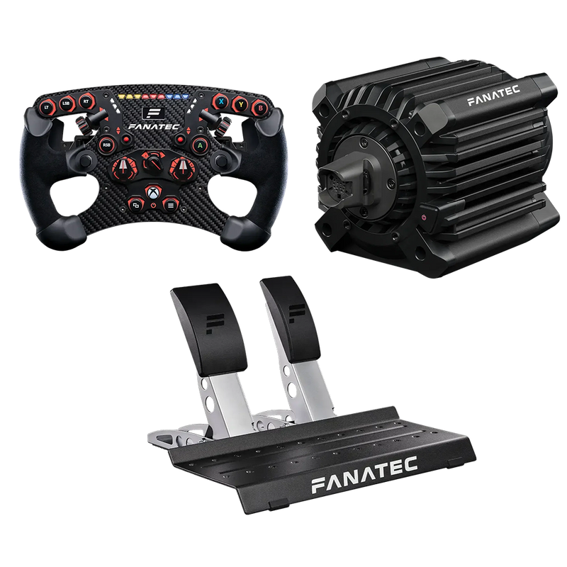 Fanatec ClubSport DD (12 Nm) + Formula V2.5 X Rad + CSL 2-Pedal