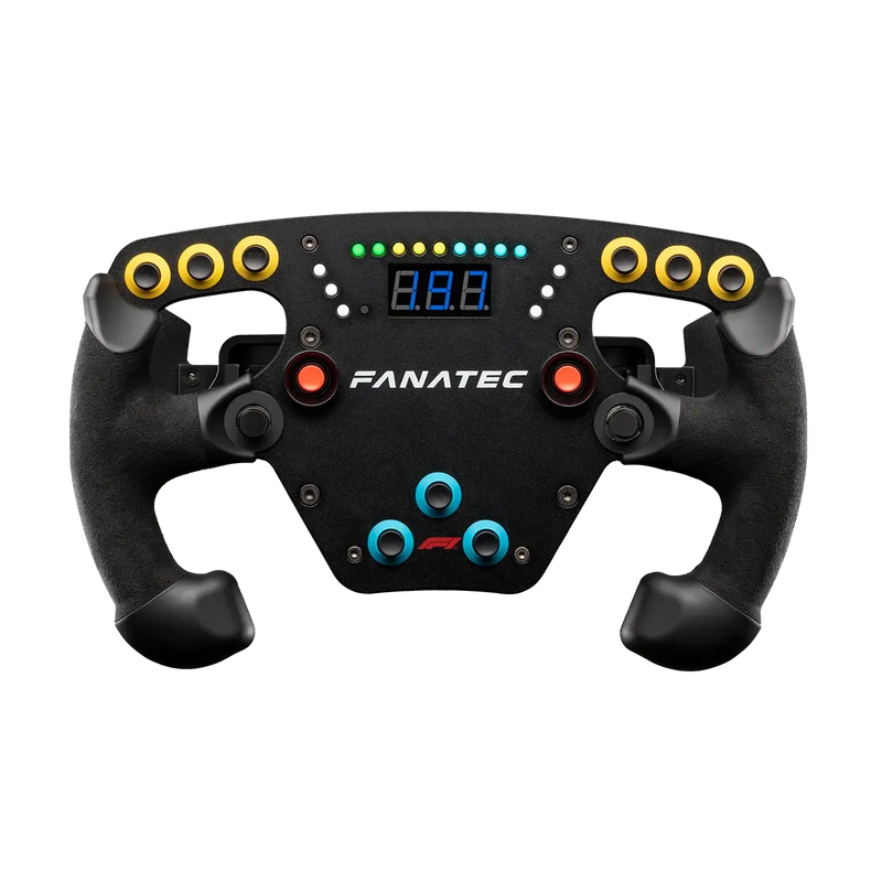 f1 lenkrad pc mit pedalen Fanatec ClubSport Lenkrad F1® Esports V2 + QR2 Wheel-side