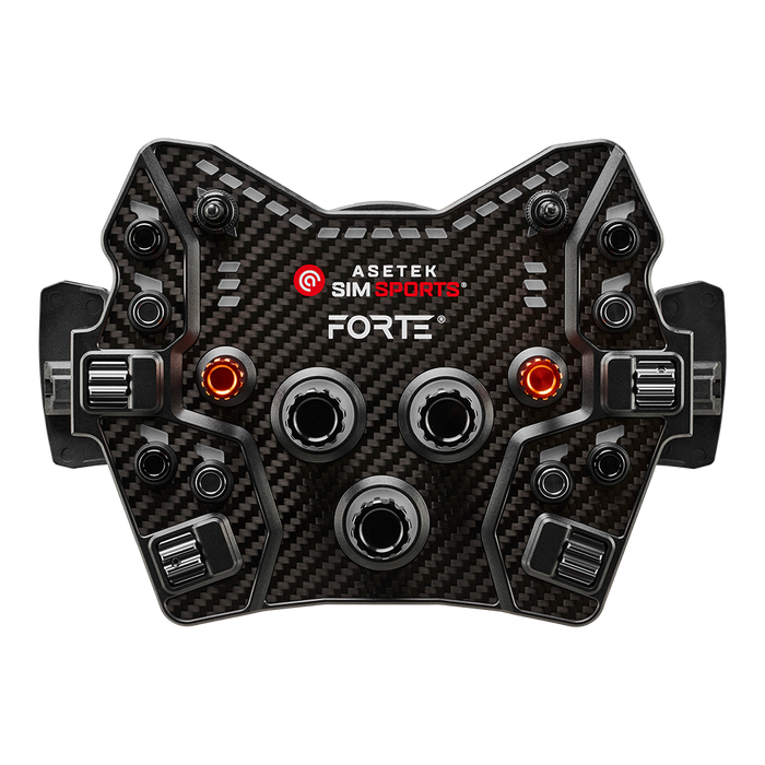 Asetek SimSports Forte GT Button Box (Black, Aluminum)