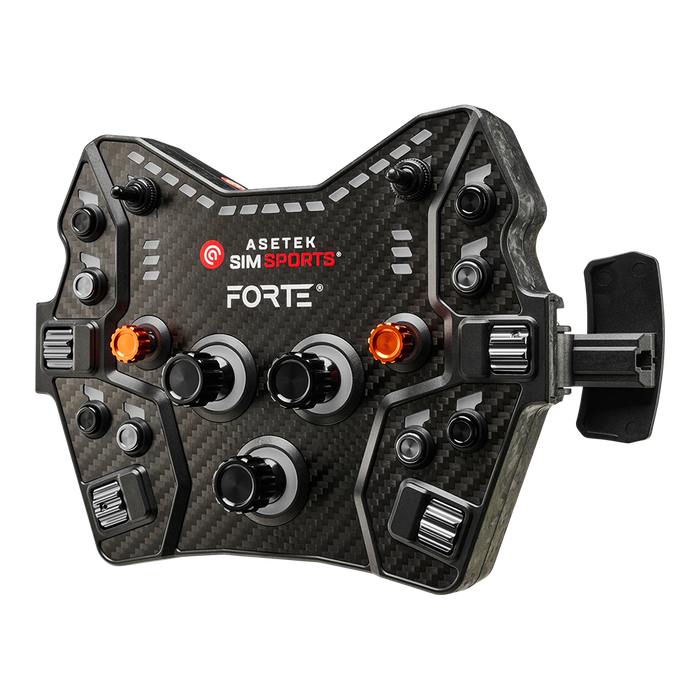 Asetek SimSports Forte GT Button Box (Black, Aluminum)