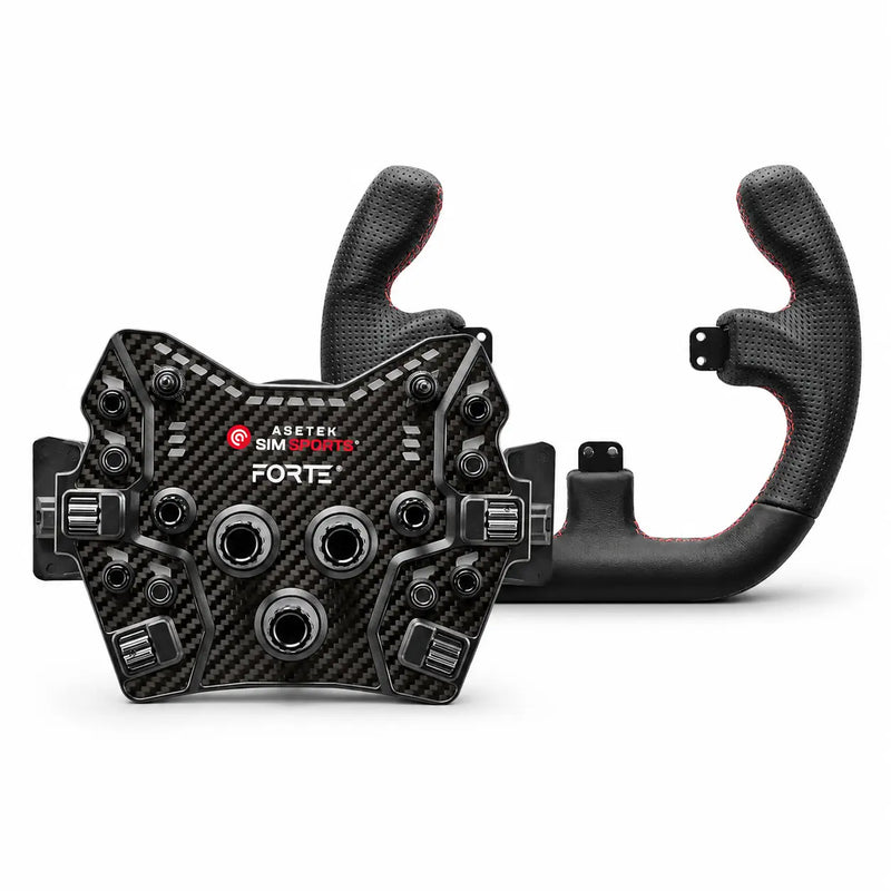Asetek SimSports Forte GT Button Box (Black, Aluminum) Asetek SimSports Asetek SimSports Button Box  Sim Race Webshop B.V.
