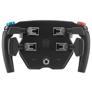 VPG Sim Mission Sim 290 mm steering wheel rear view with paddles and connector