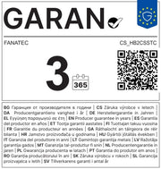 Fanatec ClubSport Handbrake Clamp Adapter - GARAN warranty label