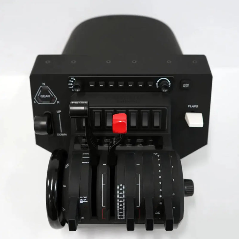 Honeycomb Bravo Throttle Quadrant with Auto Pilot + Annunciator Panel (PC) Honeycomb Honeycomb Throttle  Sim Race Webshop B.V.