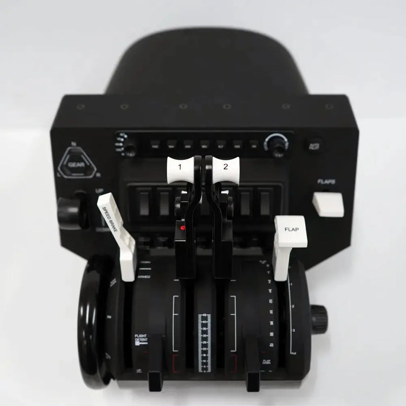 Honeycomb Bravo Throttle Quadrant with Auto Pilot + Annunciator Panel (PC) Honeycomb Honeycomb Throttle  Sim Race Webshop B.V.