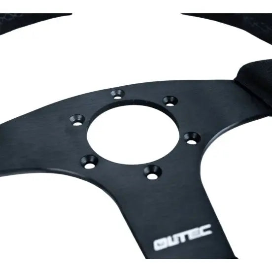 LTEC BAS ECO Stuur Suède 330mm - Plat 3-spaaks racestuur