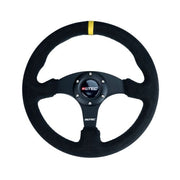 LTEC BAS ECO Steering Wheel Suede 330mm – Flat 3-Spoke Racing Wheel Ltec Ltec Steering Rim  Sim Race Webshop B.V.