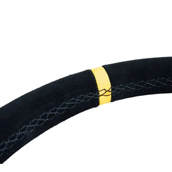 LTEC BAS ECO Stuur Suède 330mm - Plat 3-spaaks racestuur