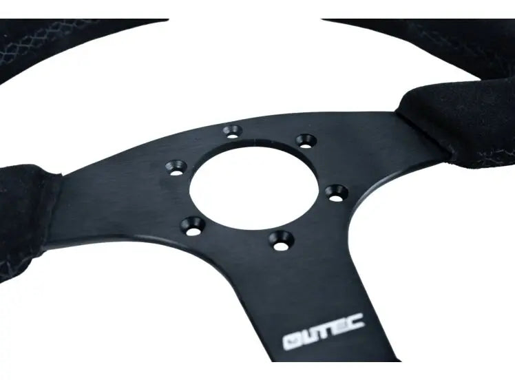 LTEC BAS ECO Steering Wheel Suede 350mm – Flat (0mm Dish)