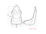LTEC Pro FIA Bucket Seat Ltec Ltec Bucket seat  Sim Race Webshop B.V.