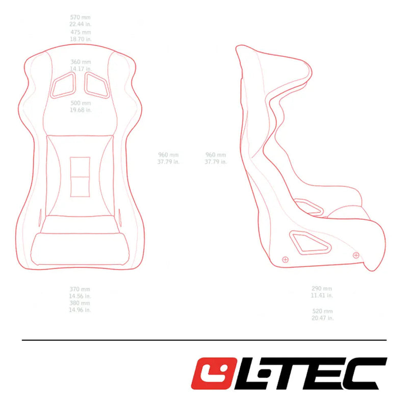 LTEC - Hamer Fia seat Ltec Ltec Bucket seat  Sim Race Webshop B.V.