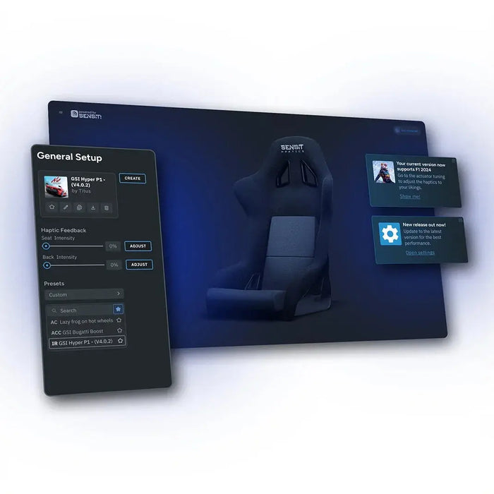 Sensit Haptics - MTC-P Extreme 2 - Inserto háptico para asiento