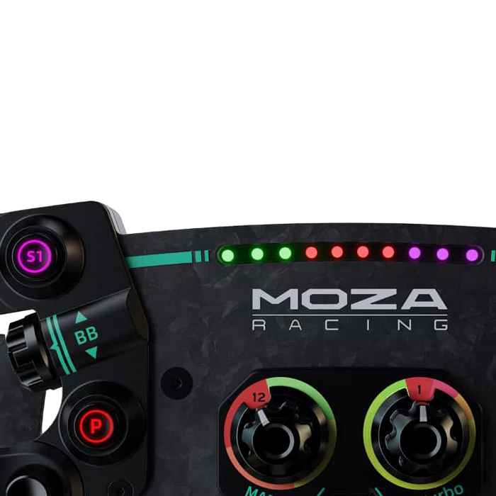 MOZA Racing R12 Direktantriebs-Lenkradbasis – V2 + GS V2P GT-Lenkrad – Bundle