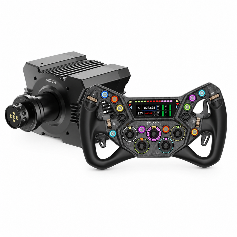 MOZA R9 V3 Direct Drive Wheel Base + KS Pro Steering Wheel Bundle MOZA Racing MOZA Racing Wheel base + wheel  Sim Race Webshop B.V.