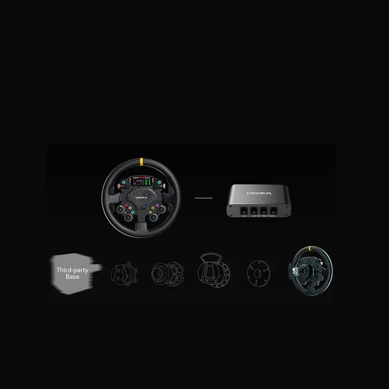 Moza Racing CS Pro Steering Wheel MOZA Racing MOZA Racing Steering Wheel  Sim Race Webshop B.V.