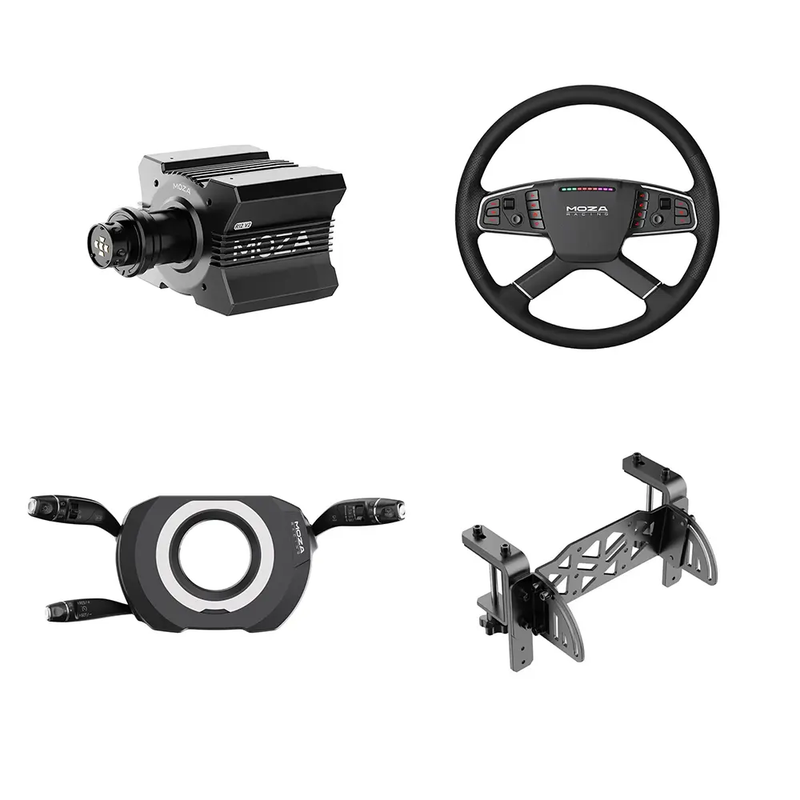 MOZA R12 V2 + TSW Truck Wheel Complete Bundle MOZA Racing MOZA Racing Wheel base + wheel  Sim Race Webshop B.V.