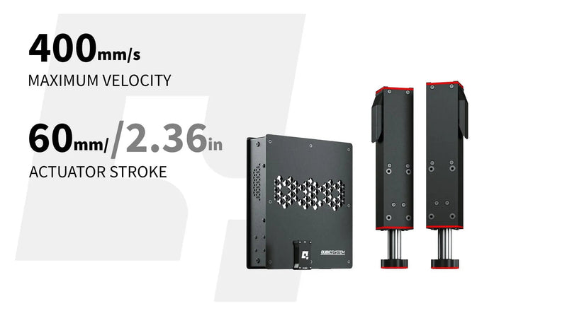 Qubic System - QS-210-PL 3-DOF 4 Axis Motion system Qubic System Qubic System Motion System  Sim Race Webshop B.V.