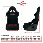 SimXPro GTR Sim Racing Seat SimXPro SimXPro Bucket seat  Sim Race Webshop B.V.
