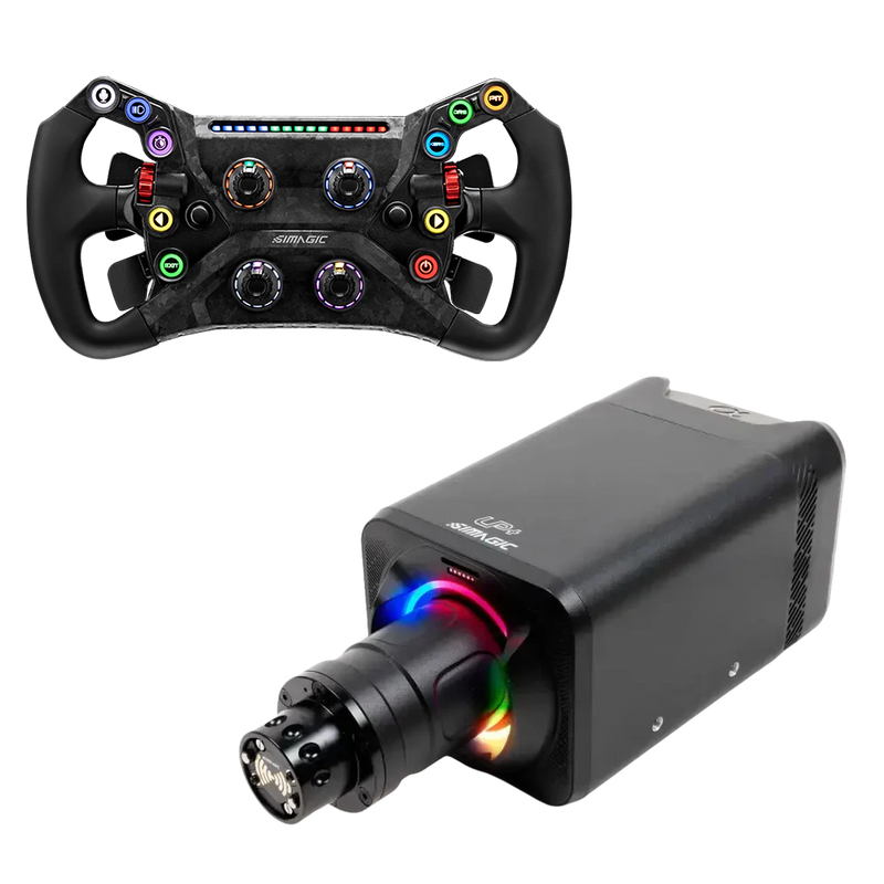 Simagic Alpha EVO 12Nm + GT Neo V2 Steering Wheel Bundle Simagic Simagic Wheel base + wheel  Sim Race Webshop B.V.