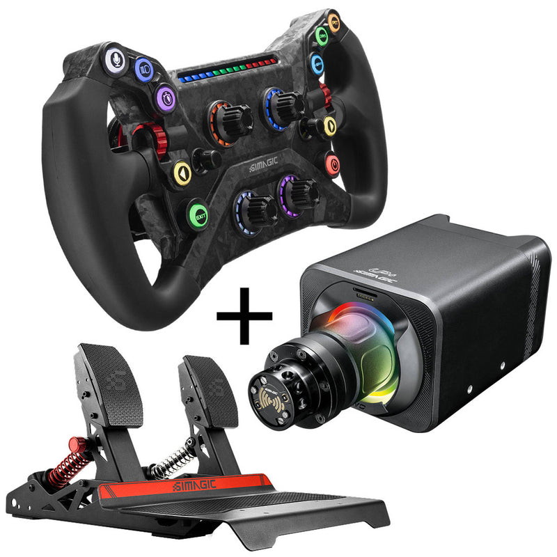 Simagic GT Neo + Alpha EVO Sport 9Nm + P700 Pedals Bundle