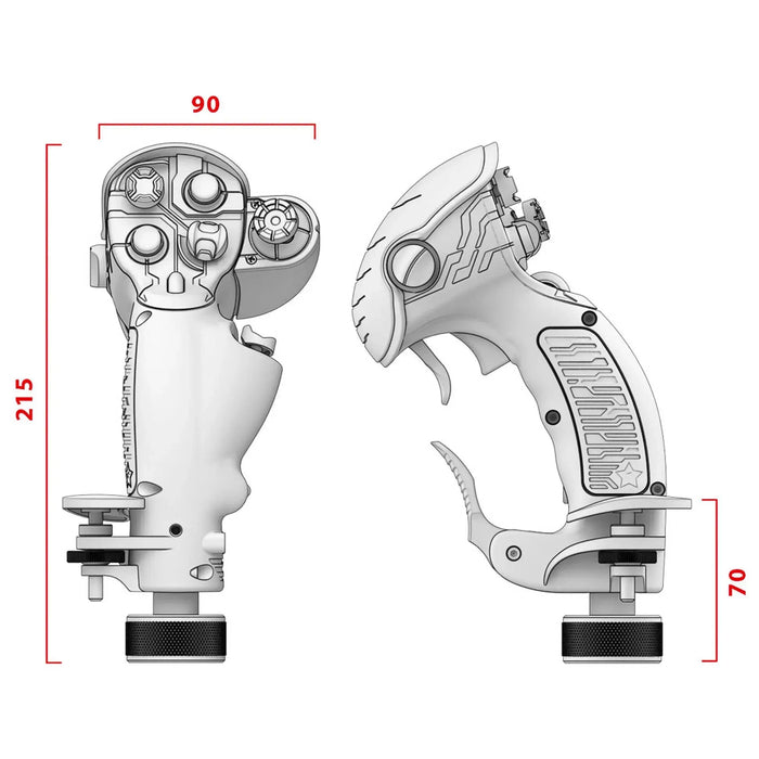 VIRPIL Controls Constellation ALPHA Prime – Left Hand Virpil Controls