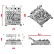 VIRPIL Controls Universal Control Panel #3 – RGB – 30 Inputs (Black) Virpil Controls Virpil Controls Flight accessoires  Sim Race Webshop B.V.