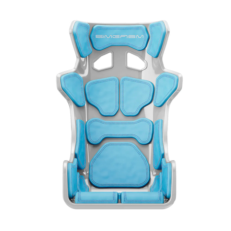 SIMGASM | Atlas Gran Turismo - White | Sim Racing Seat SIMGASM SIMGASM Seat  Sim Race Webshop B.V.