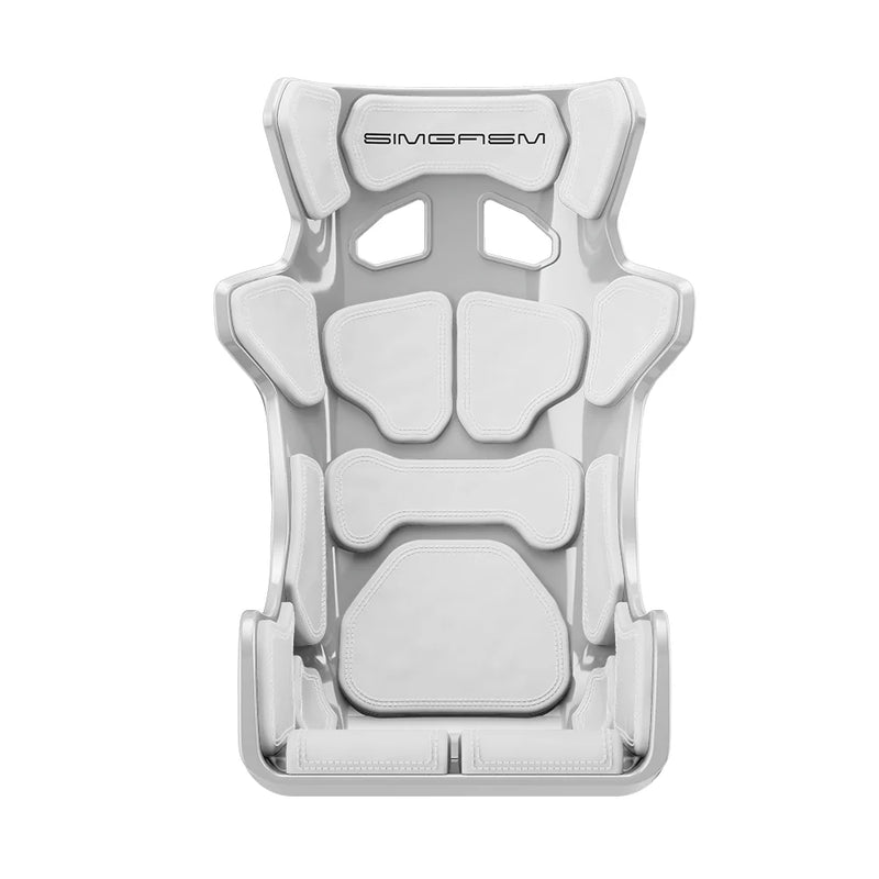 SIMGASM | Atlas Gran Turismo - White | Sim Racing Seat SIMGASM SIMGASM Seat  Sim Race Webshop B.V.