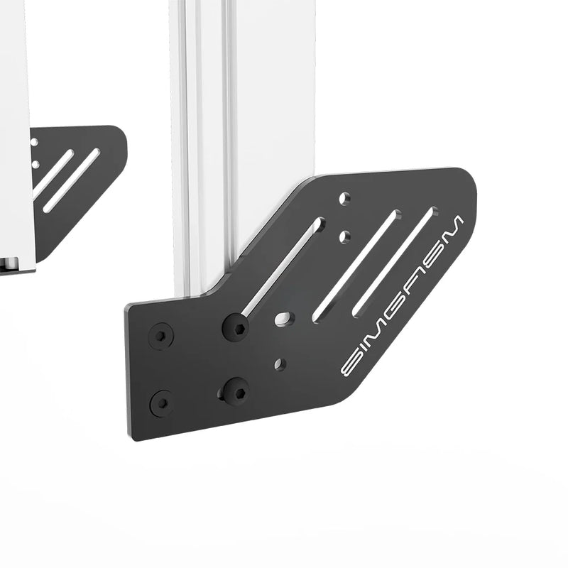SIMGASM | Apex Integrated double monitor stand Vesa 75/200 SIMGASM SIMGASM Monitorstand  Sim Race Webshop B.V.