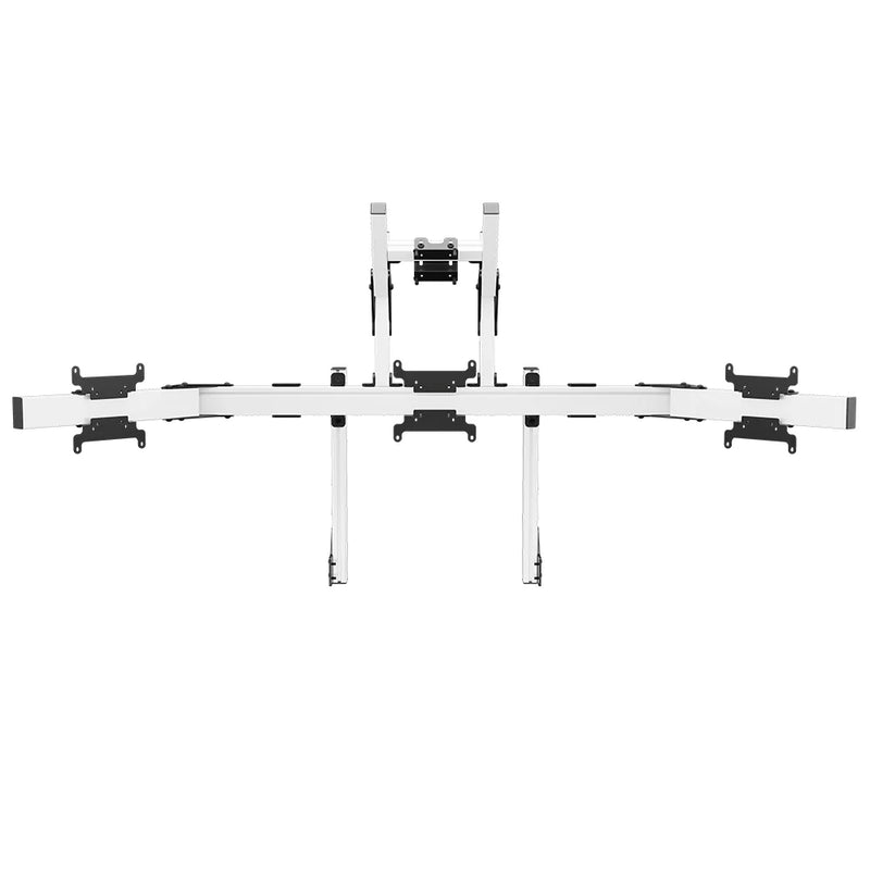 SIMGASM | Apex  Integrated quad monitor stand Vesa 75/200 SIMGASM SIMGASM Monitorstand  Sim Race Webshop B.V.