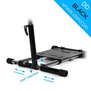 Wheel Stand Pro DD for Logitech, Fanatec, Moza Racing R9, R12 - BLACK Wheel Stand Pro Wheel Stand Pro Wheel Stand  Sim Race Webshop B.V.