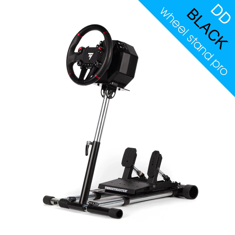 Wheel Stand Pro DD for Logitech, Fanatec, Moza Racing R9, R12 - BLACK Wheel Stand Pro Wheel Stand Pro Wheel Stand  Sim Race Webshop B.V.