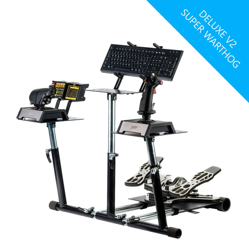 Wheel Stand Pro for Thrustmaster HOTAS WARTHOG™, Saitek X-55, X52/Pro, X65 – Deluxe V2 Wheel Stand Pro