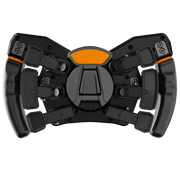 ASETEK Forte Formula Steering Wheel Clutch Paddles - detail on wheel