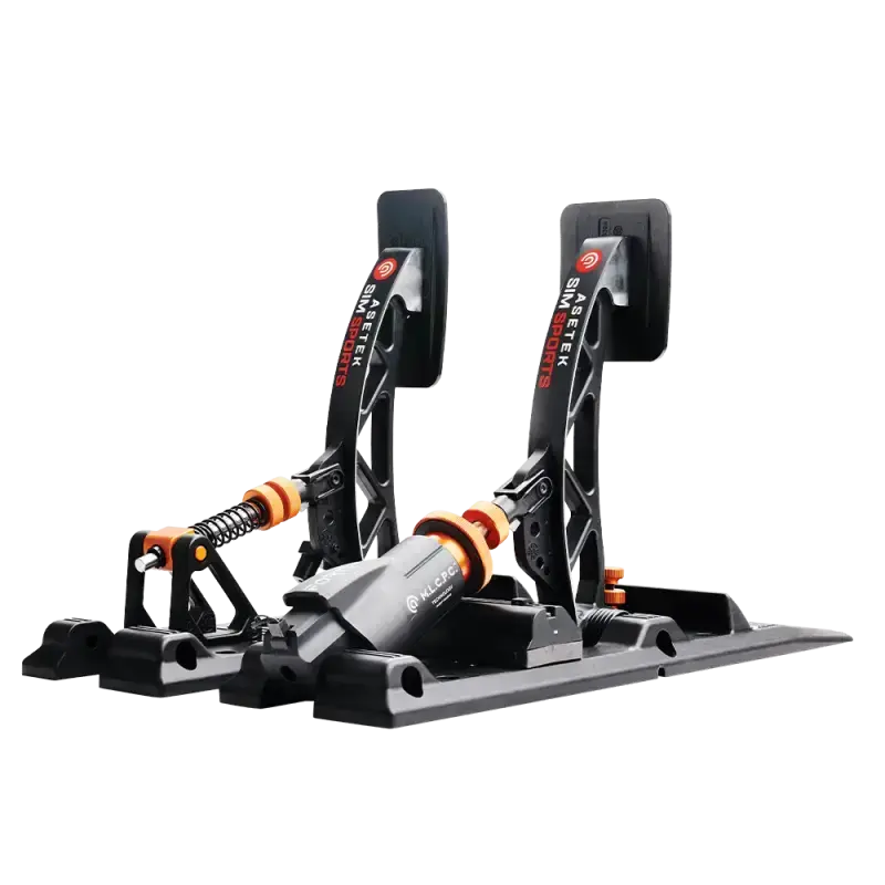ASETEK FORTE S SERIES THROTTLE AND BRAKE PEDALS - back view