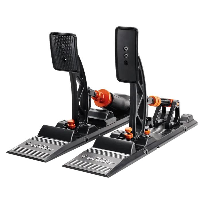 ASETEK FORTE S SERIES THROTTLE AND BRAKE PEDALS - front view