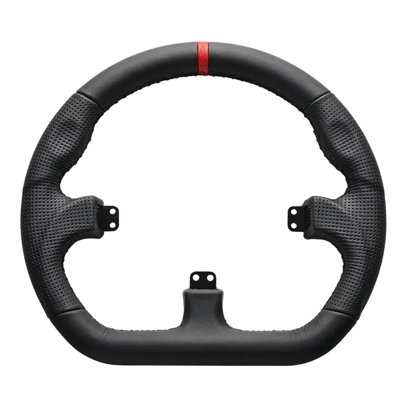 Asetek SimSports GT Closed D Black Leather Rim - Steering Rim