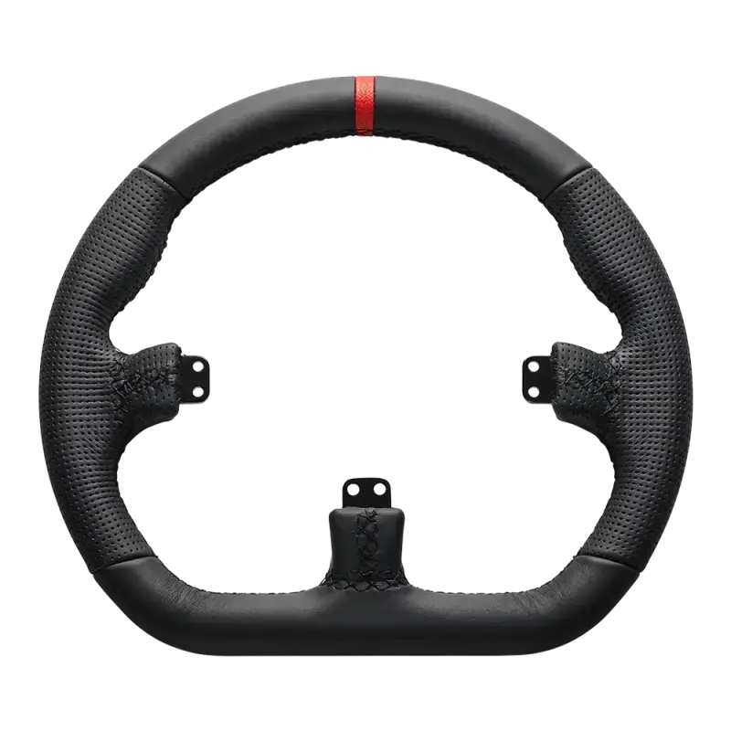 Asetek SimSports GT Closed D Black Leather Rim - Steering Rim