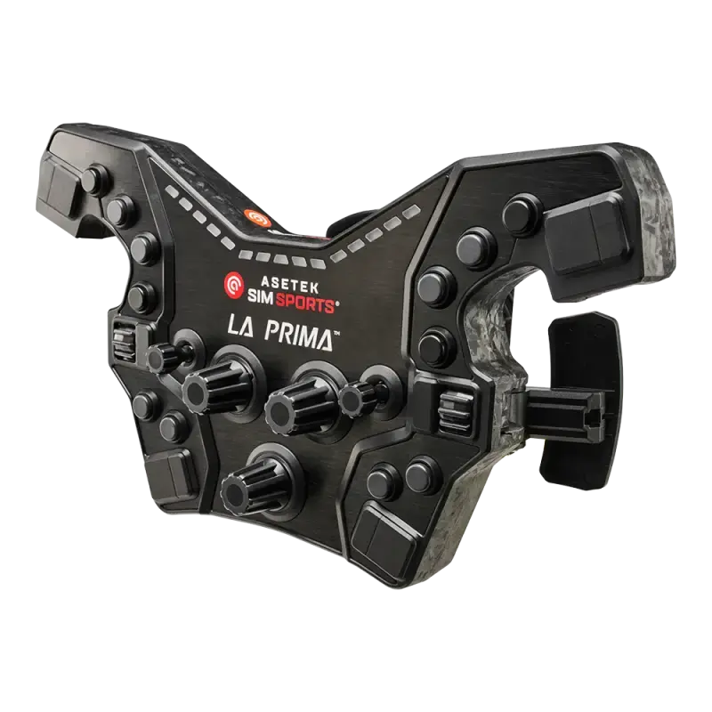 Asetek SimSports La Prima 16Nm Direct Drive Bundle Asetek SimSports Asetek SimSports Wheelbase + Steering Wheel + Pedals Bundle  Sim Race Webshop B.V.